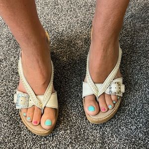 Sbicca Women’s Wedge Sandals. Size 8.